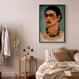 Tableau - Frida Kahlo – Self-Portrait with Beaded Necklace