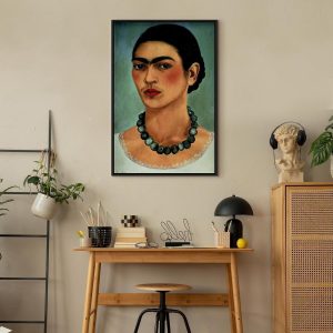 Tableau - Frida Kahlo – Self-Portrait with Beaded Necklace