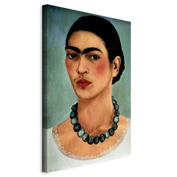 Tableau - Frida Kahlo – Self-Portrait with Beaded Necklace