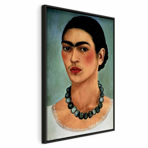 Tableau - Frida Kahlo – Self-Portrait with Beaded Necklace