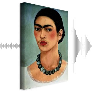 Tableau - Frida Kahlo – Self-Portrait with Beaded Necklace