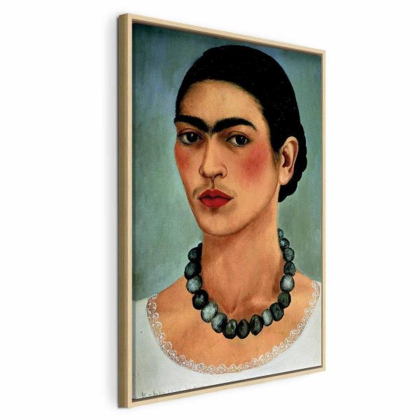 Tableau - Frida Kahlo – Self-Portrait with Beaded Necklace