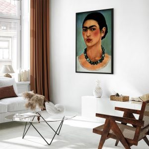 Tableau - Frida Kahlo – Self-Portrait with Beaded Necklace
