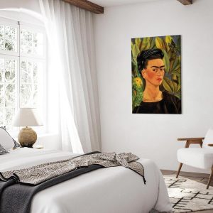 Tableau - Frida Kahlo – Self-Portrait with Bonito