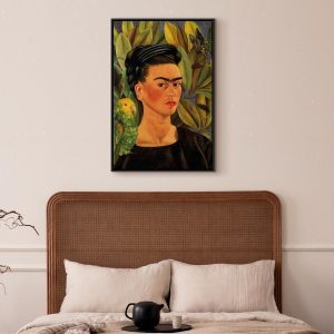 Tableau - Frida Kahlo – Self-Portrait with Bonito