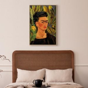 Tableau - Frida Kahlo – Self-Portrait with Bonito
