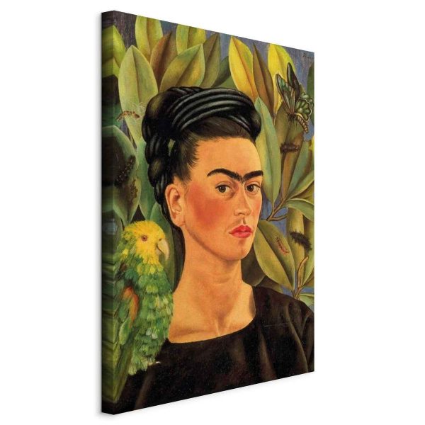 Tableau - Frida Kahlo – Self-Portrait with Bonito