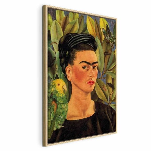Tableau - Frida Kahlo – Self-Portrait with Bonito