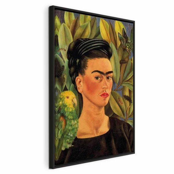 Tableau - Frida Kahlo – Self-Portrait with Bonito