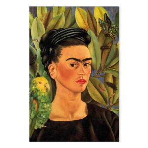 Tableau - Frida Kahlo – Self-Portrait with Bonito