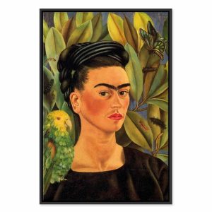 Tableau - Frida Kahlo – Self-Portrait with Bonito