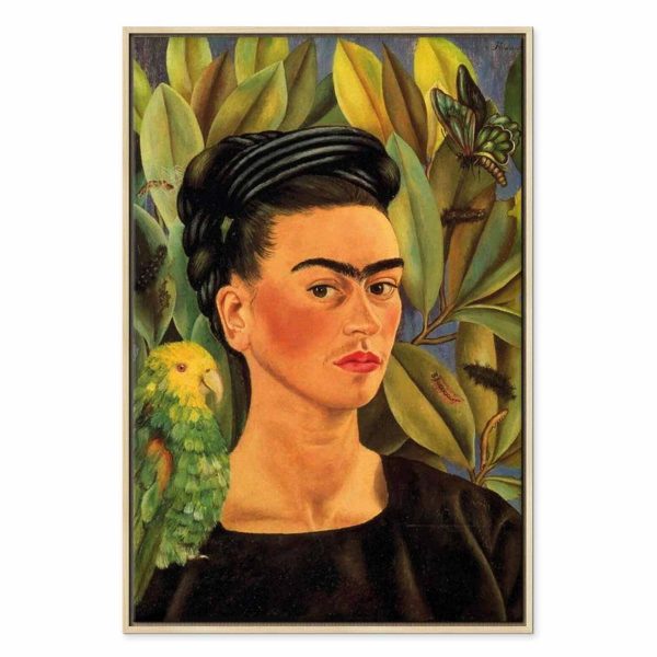 Tableau - Frida Kahlo – Self-Portrait with Bonito