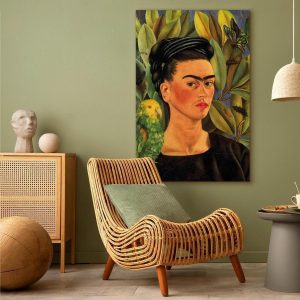 Tableau - Frida Kahlo – Self-Portrait with Bonito