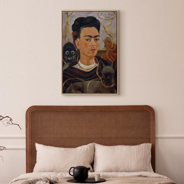 Tableau - Frida Kahlo – Self-Portrait with Changuito
