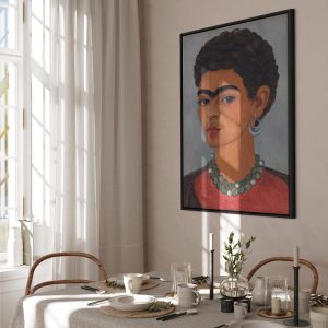 Tableau - Frida Kahlo – Self-Portrait with Curly Hair