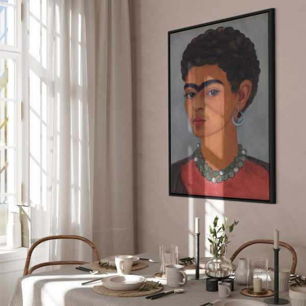 Tableau - Frida Kahlo – Self-Portrait with Curly Hair
