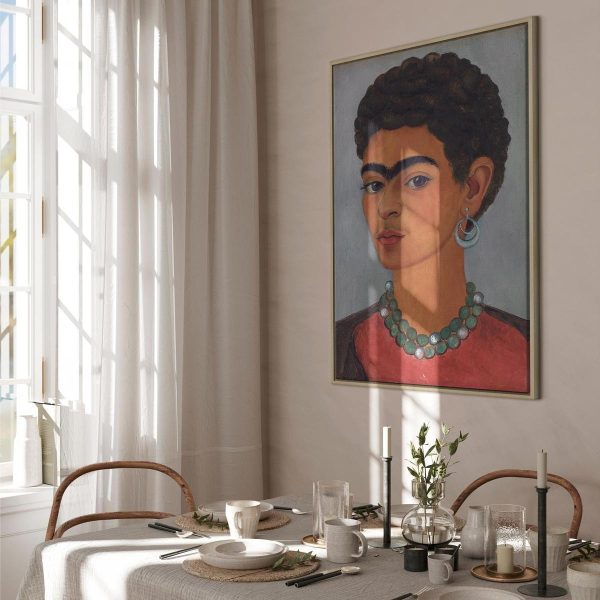 Tableau - Frida Kahlo – Self-Portrait with Curly Hair