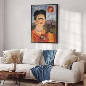 Tableau - Frida Kahlo – Self-Portrait with Diego on My Breast