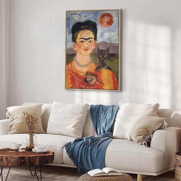 Tableau - Frida Kahlo – Self-Portrait with Diego on My Breast
