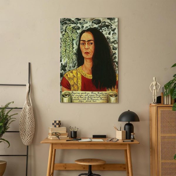 Tableau - Frida Kahlo – Self-Portrait with Loose Hair
