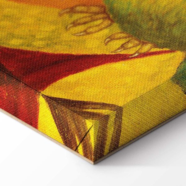 Tableau - Frida Kahlo – Self-Portrait with Monkey and Parrot