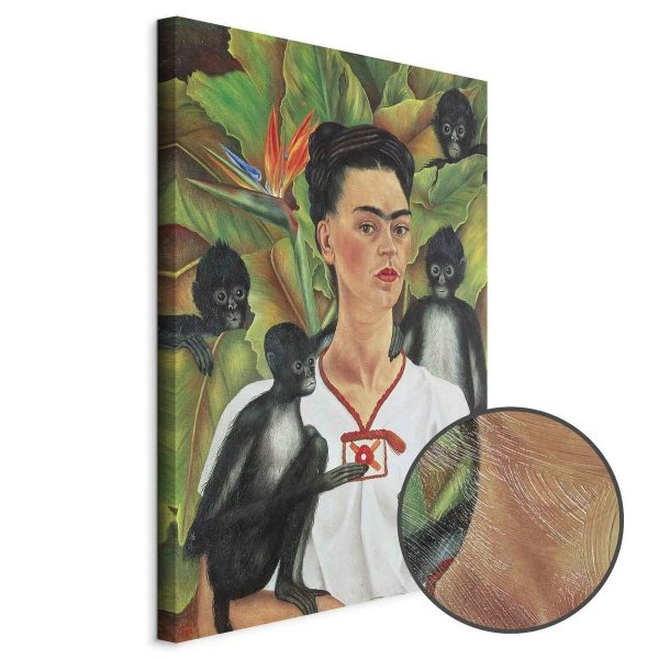 Tableau - Frida Kahlo – Self-Portrait with Monkeys