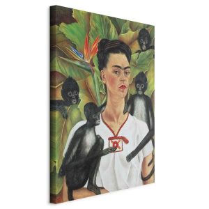 Tableau - Frida Kahlo – Self-Portrait with Monkeys