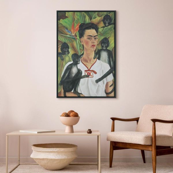 Tableau - Frida Kahlo – Self-Portrait with Monkeys