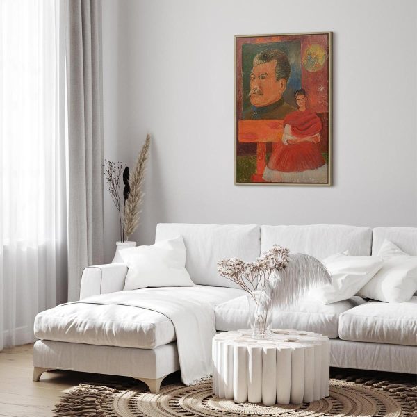 Tableau - Frida Kahlo – Self-Portrait with Stalin