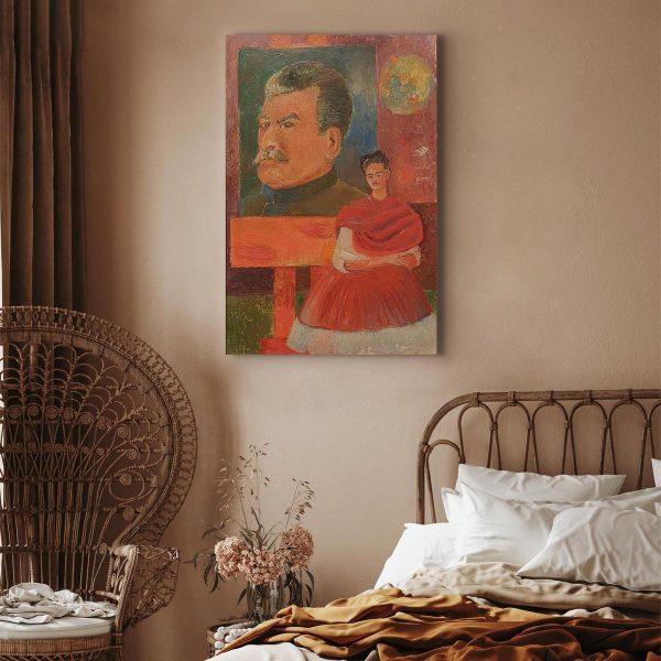 Tableau - Frida Kahlo – Self-Portrait with Stalin