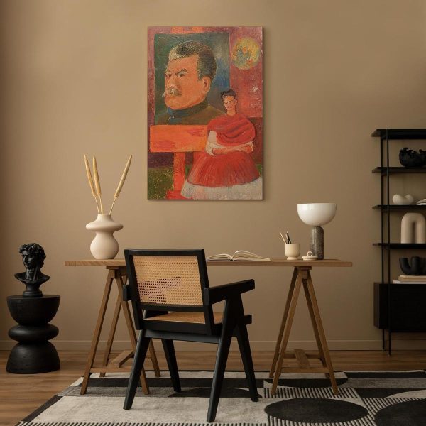 Tableau - Frida Kahlo – Self-Portrait with Stalin