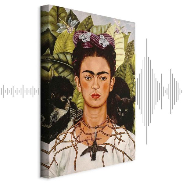 Tableau - Frida Kahlo – Self-Portrait with Thorn Necklace and Hummingbird Tableau - Frida Kahlo – Self-Portrait with Thorn Necklace and Hummingbird