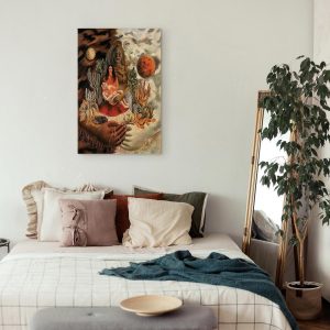 Tableau - Frida Kahlo – The Love Embrace of the Universe, the Earth (Mexico), Myself, Diego, and Señor Xolotl