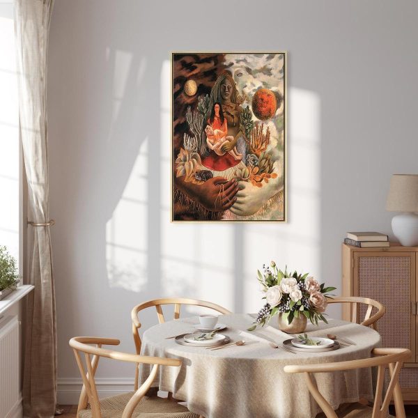 Tableau - Frida Kahlo – The Love Embrace of the Universe, the Earth (Mexico), Myself, Diego, and Señor Xolotl