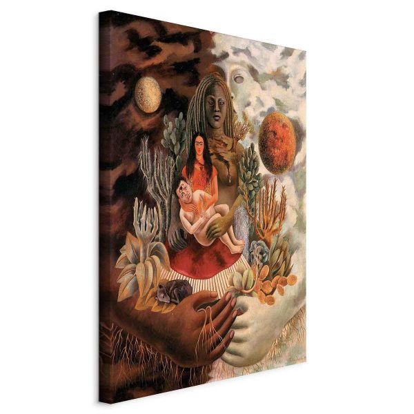 Tableau - Frida Kahlo – The Love Embrace of the Universe, the Earth (Mexico), Myself, Diego, and Señor Xolotl