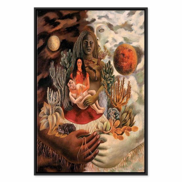 Tableau - Frida Kahlo – The Love Embrace of the Universe, the Earth (Mexico), Myself, Diego, and Señor Xolotl