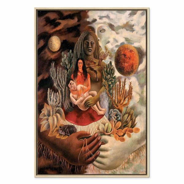 Tableau - Frida Kahlo – The Love Embrace of the Universe, the Earth (Mexico), Myself, Diego, and Señor Xolotl