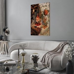 Tableau - Frida Kahlo – The Love Embrace of the Universe, the Earth (Mexico), Myself, Diego, and Señor Xolotl