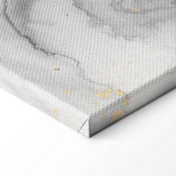 Tableau - Golden explosions – abstract pattern inspired by marble