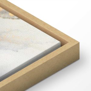 Tableau - Golden explosions – abstract pattern inspired by marble