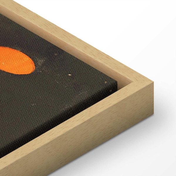 Tableau - Henri Matisse – Black and Violet Arabesques on Orange