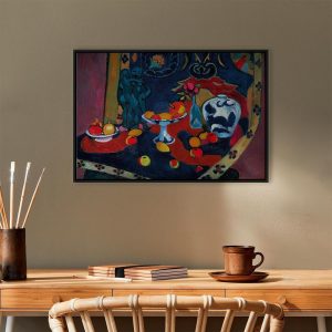 Tableau - Henri Matisse – Still Life with Fruit and Bronze Statuette