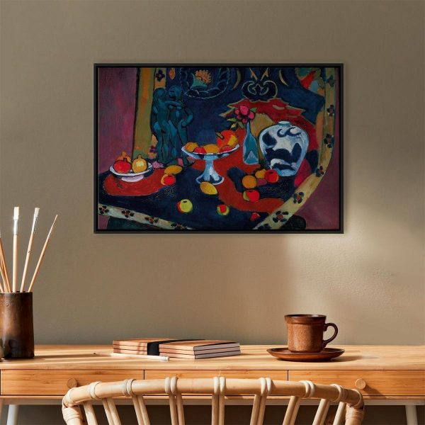 Tableau - Henri Matisse – Still Life with Fruit and Bronze Statuette