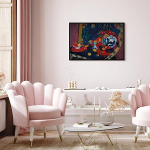 Tableau - Henri Matisse – Still Life with Fruit and Bronze Statuette