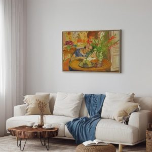 Tableau - Henri Matisse – Woman with Gladioli