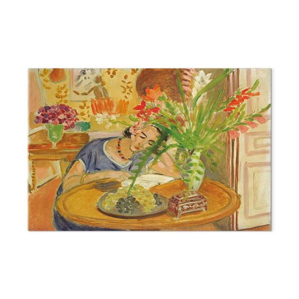 Tableau - Henri Matisse – Woman with Gladioli