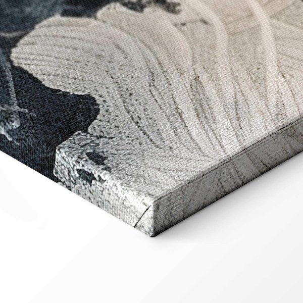 Tableau - Herons and cherry blossoms - oriental-style illustration depicting birds