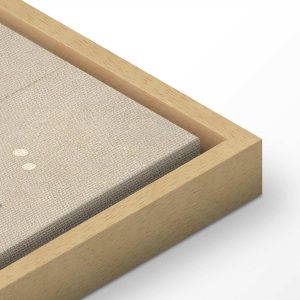 Tableau - Herons over a winter pond - Japanese-style illustration in dark colours