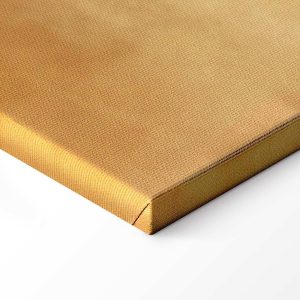 Tableau - Japanese cranes - a flock of birds against a golden background based on a painting by Ishida Yūtei