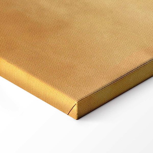 Tableau - Japanese cranes - a flock of birds against a golden background based on a painting by Ishida Yūtei